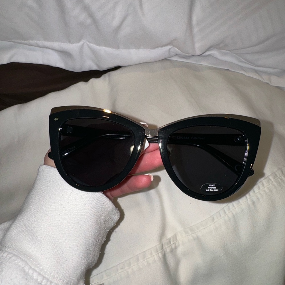 Privé Revaux Black Cateye Sunglasses